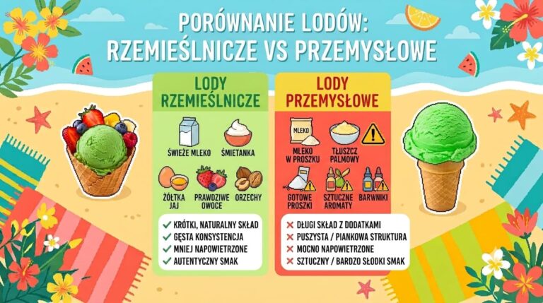 Lody rzemieślincze czy przemysłowe? Po czym poznać różnice?